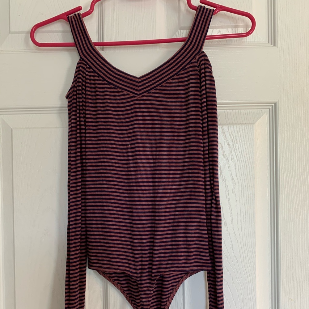 Express Striped Bodysuit